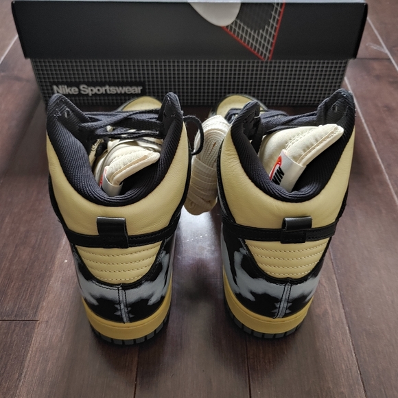 Nike Dunk High 1985 Black Acid Wash - Picture 5 of 9